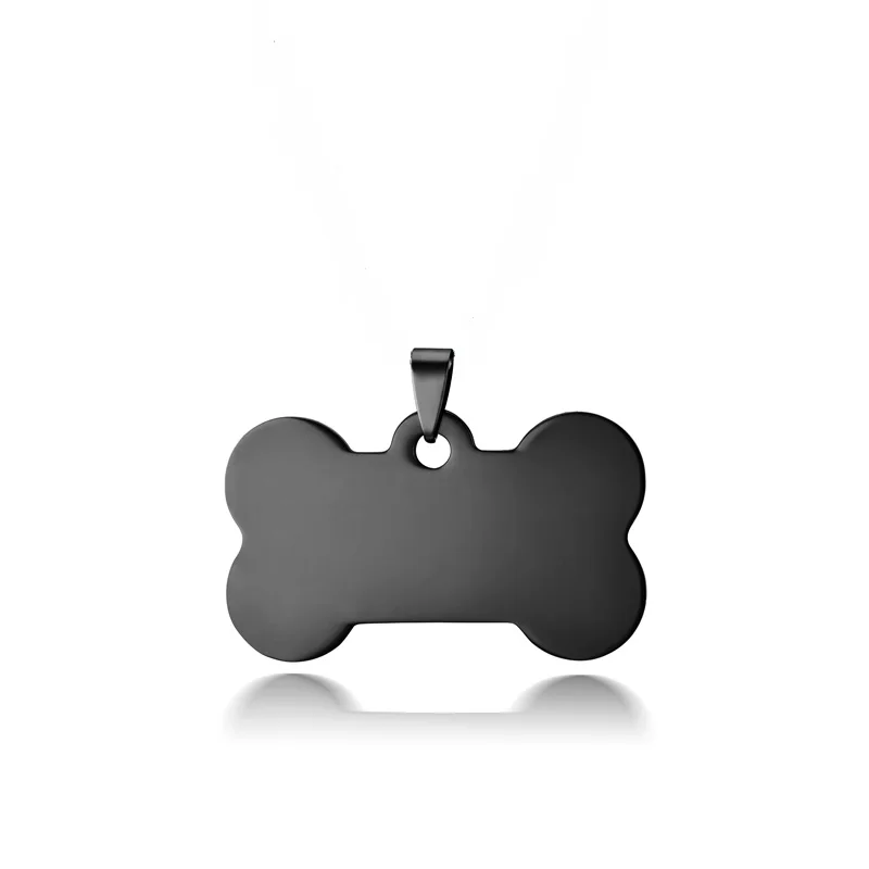 Free engraving Stainless steel Dog Tag metal pendant personal tailor Stainless Steel Pet ID Tags for cats dogs Collar 