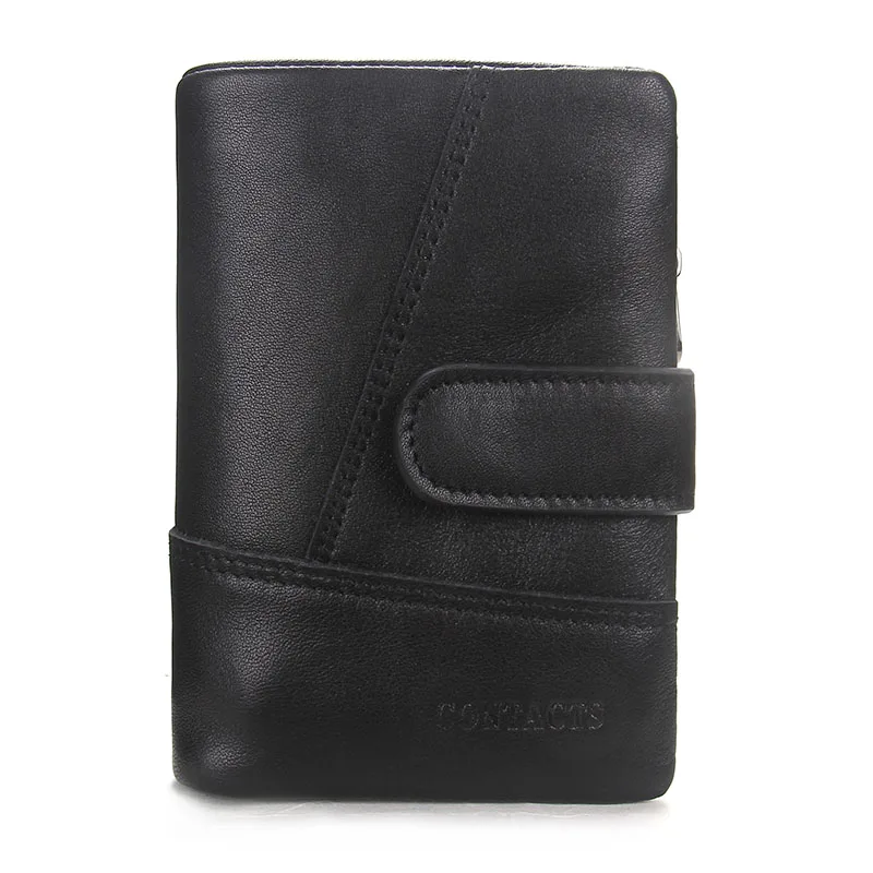CONTACT'S Известный брендовый мужской кашелек высокого качества из натуральной кожи с кармашками для хранения денег карт - Цвет: style5