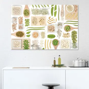 

Home Decoration Canvas Painting 1 Pieces Beans Pictures Wall Art Cereals Modern HD Prints Cuadros Modular Poster For Living Room