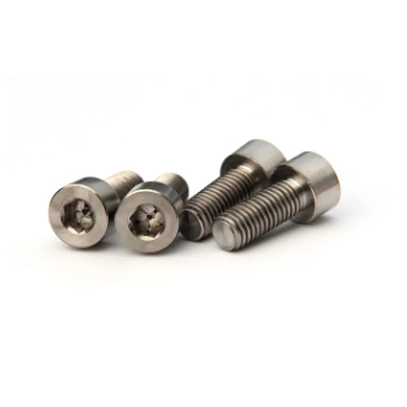 

M1.6 M2 M2.5 M3 M4 pure titanium bolts hexagon socket screw with cylindrical head bolt screws 3mm~70mm length