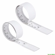 Самоклеющиеся метрические измерительные ленты виниловые серебряные линейки для швейной машины стикер