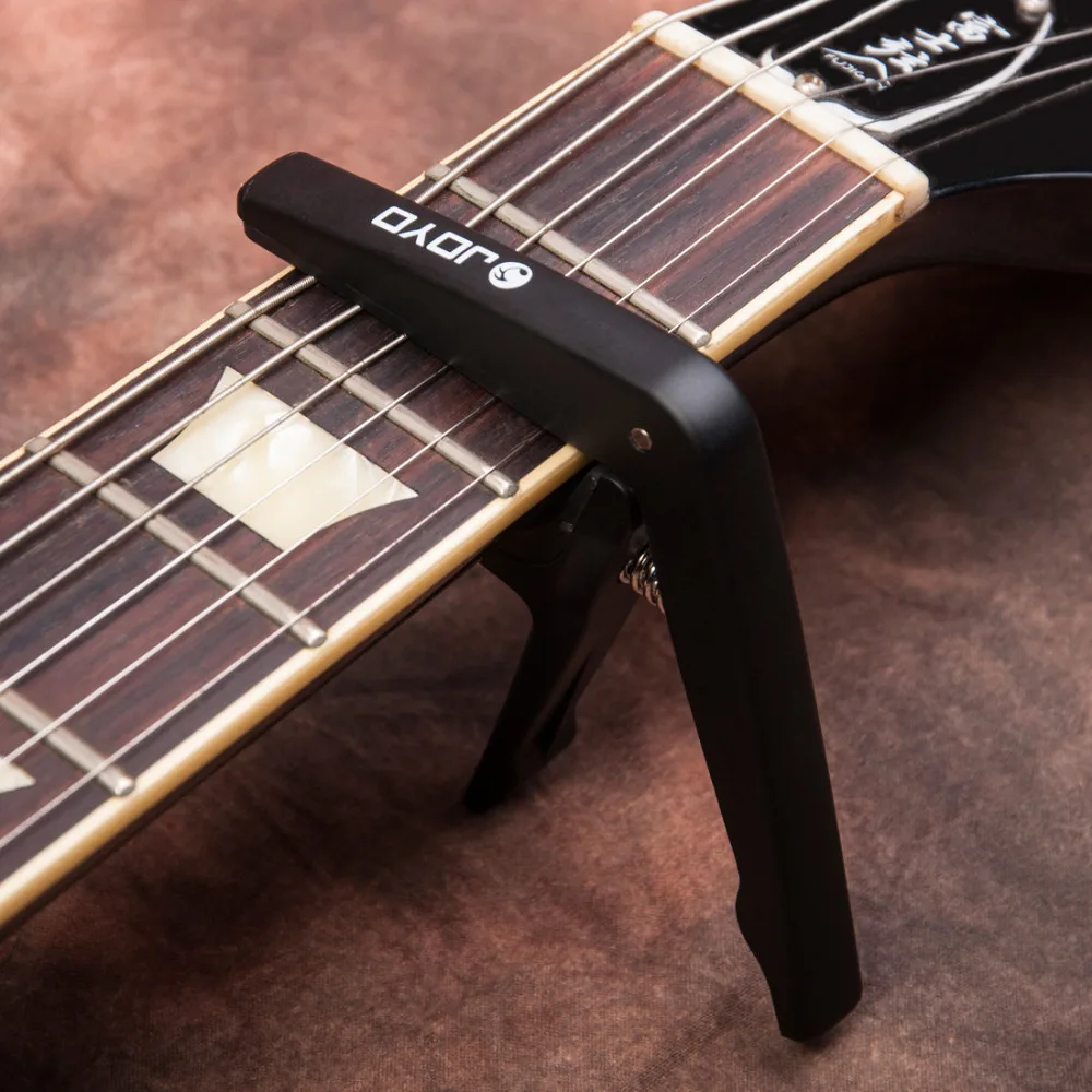 JOYO JCP-01 пластиковая гитара Capo зажим с медиаторами для 6 струнных гитар поп-фолк деревянные гитарные детали укулеле и аксессуары