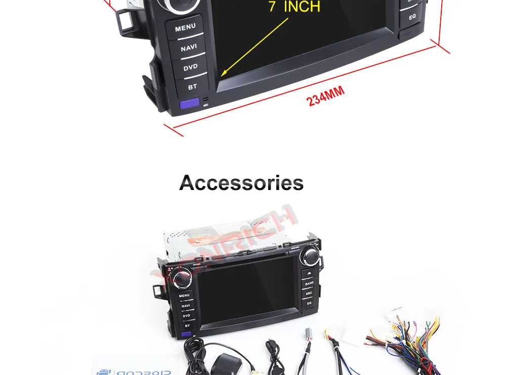 Top Car Multimedia Player GPS Android 8.1 2 Din DVD Automotivo For TOYOTA/AURIS/Altis/COROLLA 2012 2013 Radio FM 4 Core Wifi 28