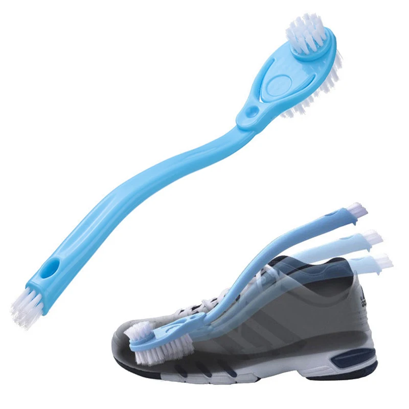 Double Head Long Handle Shoe Brush For Shoe Care Wash Special Brush Cleaning Shoe Polish For