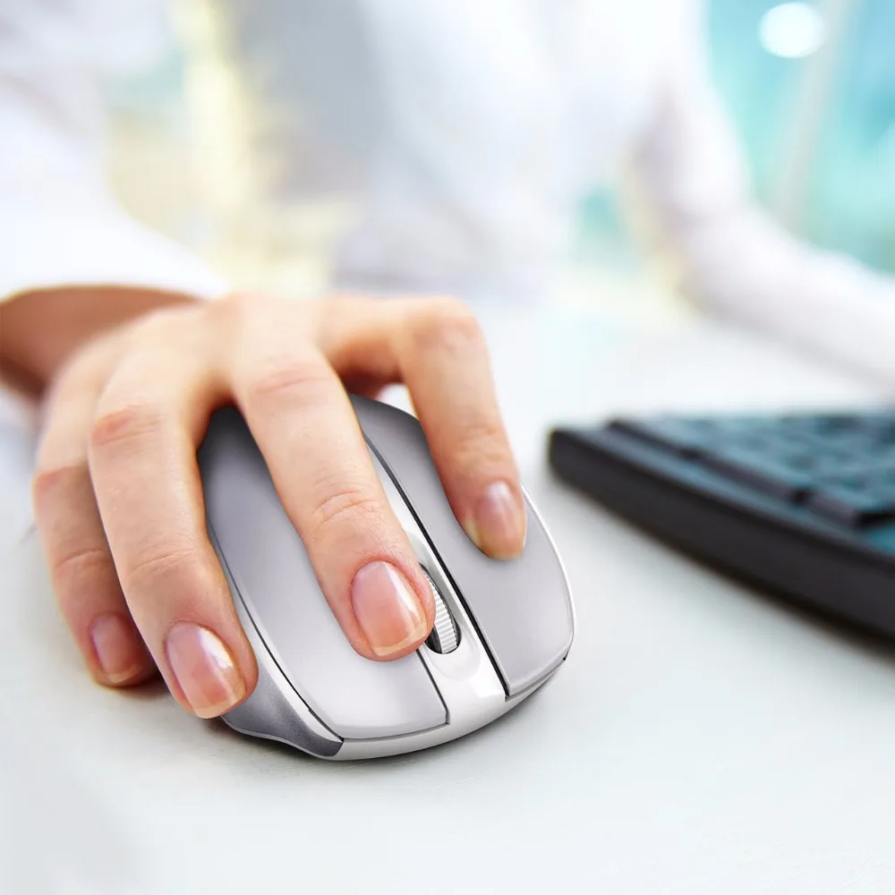 VicTsing Wireless Mouse Portable Mobile Optical Mice 2.4G with USB Receiver 5 Adjustable DPI Level 6 Buttons for Laptop PC New