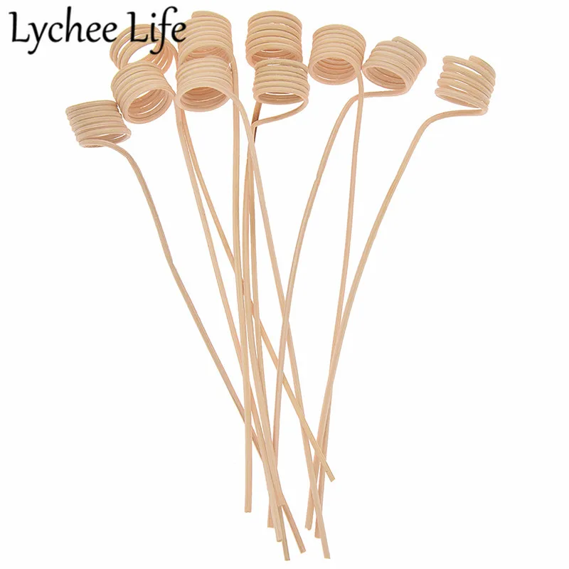 Reed diffuser refill sticks 10pcs Reed Diffuser Replacement Stick Wood Rattan Reeds Through Flowers Diffusers Accessories Modern DIY Home Decor