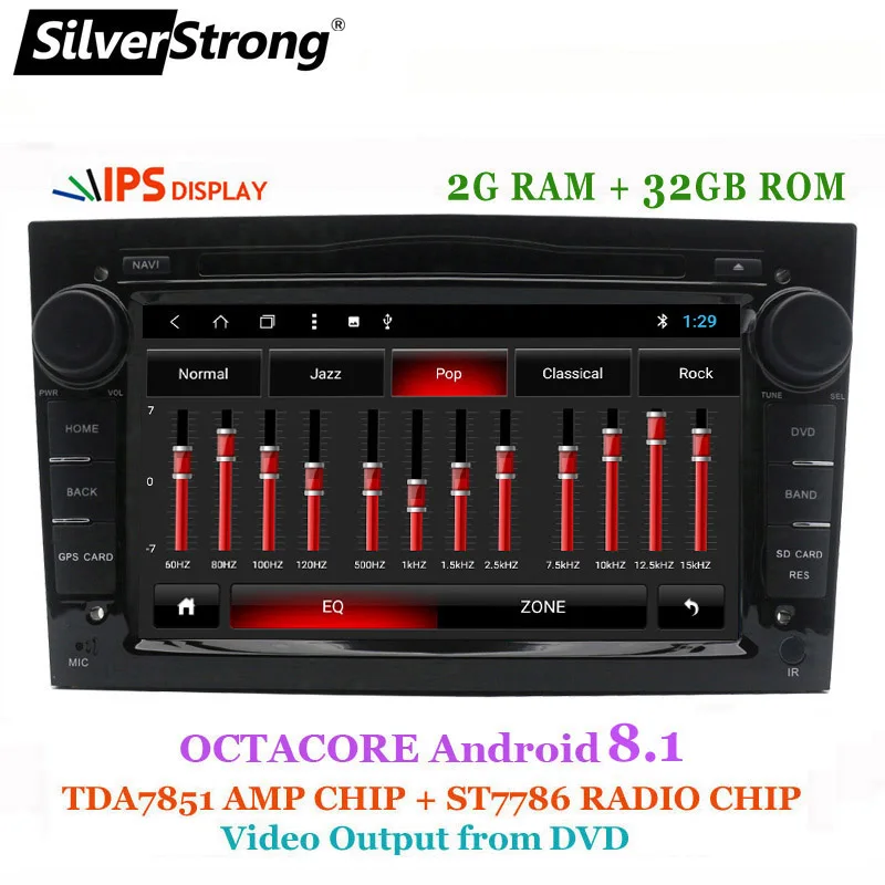 

SilverStrong IPS OctaCore Android 8.1 32G Opel Car DVD 2Din for Opel Astra Vectra Antara Zafria Corsa Car GPS DVD DAB+ GPS Navi