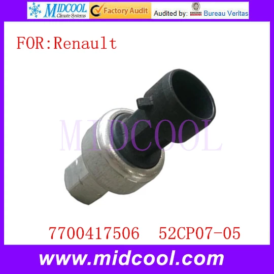 New A/C Refrigerant Pressure Switch Sensor OEM 7700417506 52CP07 05 for