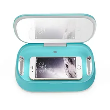Mobile Phone Sterilizer/Sanitizer 3 in 1 UV Light Smartphone Disinfector+Aromatherapy+USB Phone Charger Box