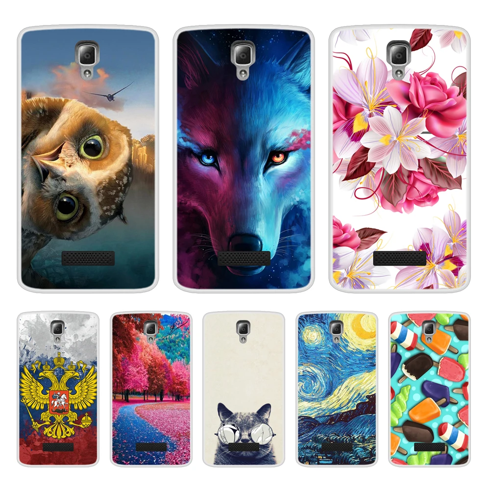 Case For Lenovo A2010 Soft Silicone TPU Cool Design Pattern Print Phone ...