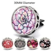 30 мм авто духи на выходе вентиляторный освежитель воздуха ароматерапия эфирное масло диффузор ароматизатор клип интерьер Стайлинг Аксессуары