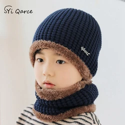 Syi Qarce 2Pcs Niños de Invierno Cálido Gorro de Punto con Conjunto de Bufanda para 3-14 Años de Edad, Estudiante Cómodo Sombrero Bufanda Conjunto Nt177-82 Syi Qarce 2Pcs Niños de Invierno Cálido Gorro de Punto con Conjunto de Bufanda para 3-14 Años de Edad, Estudiante Cómodo Sombrero Bufanda Conjunto Nt177-82