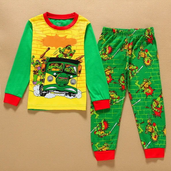 

Leisure New Children Pajamas Set Kids Baby Girl Boys Cartoon Casual Pijamas Kids long sleeve Pyjamas Sleepwear Nightgown YW200