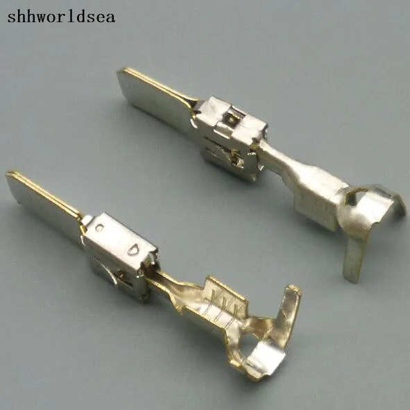 shhworldsea 10/100/500pcs/lot 6.3 car fuse male Holder terminal