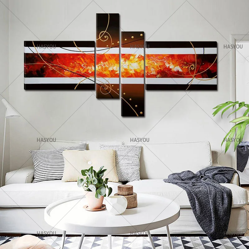 Unframed-Thick-Textured-Platte-Knife-Picture-Wall-Art-Handmade-Modern-Abstract-Oil-Painting-On-Canvas-Gift