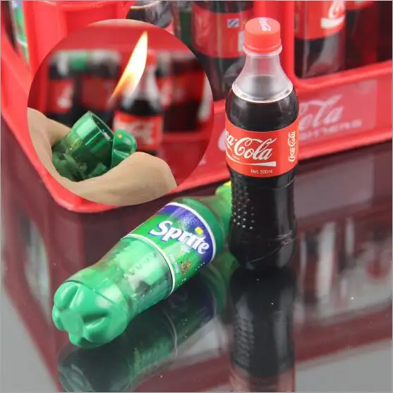 Creative lighter bottles Sprite coke ornaments lighter reusablein