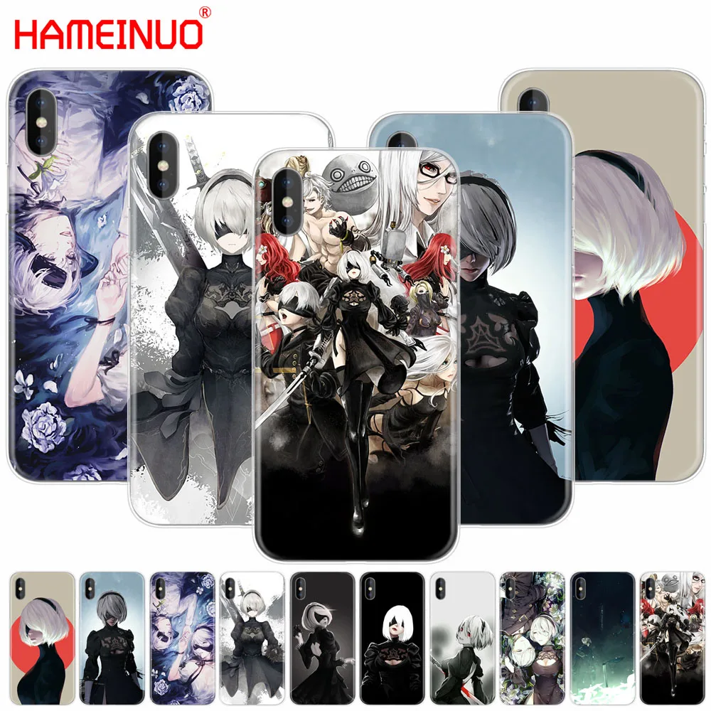 Hameinuo Yorha No. 2 Tipo B 2B Nier Automi Cell Phone Case Cover Per Iphone X 8 7 6 4 4 S 5 5 S Se 5C 6 S Plus