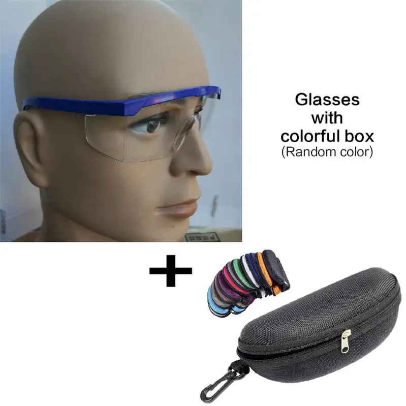 Красочные модные безопасные очки для работы Водонепроницаемая прозрачная очки страйкбол очки Регулируемые очки