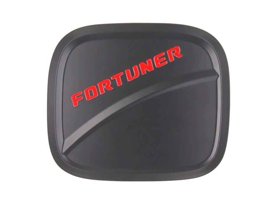 For Toyota Fortuner 2017 Accessories Exterior Fuel Tank Cover Matte Black ABS Plastic Gas Cover Auto Accessory 41