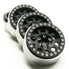 4 шт./лот RC алюминиевый сплав 1,9 обод для колеса Beadlock Для осевой SCX10 CC01 1,9 дюймовыми колесами 1/10 RC Автомобиль Грузовик Рок Гусеничный