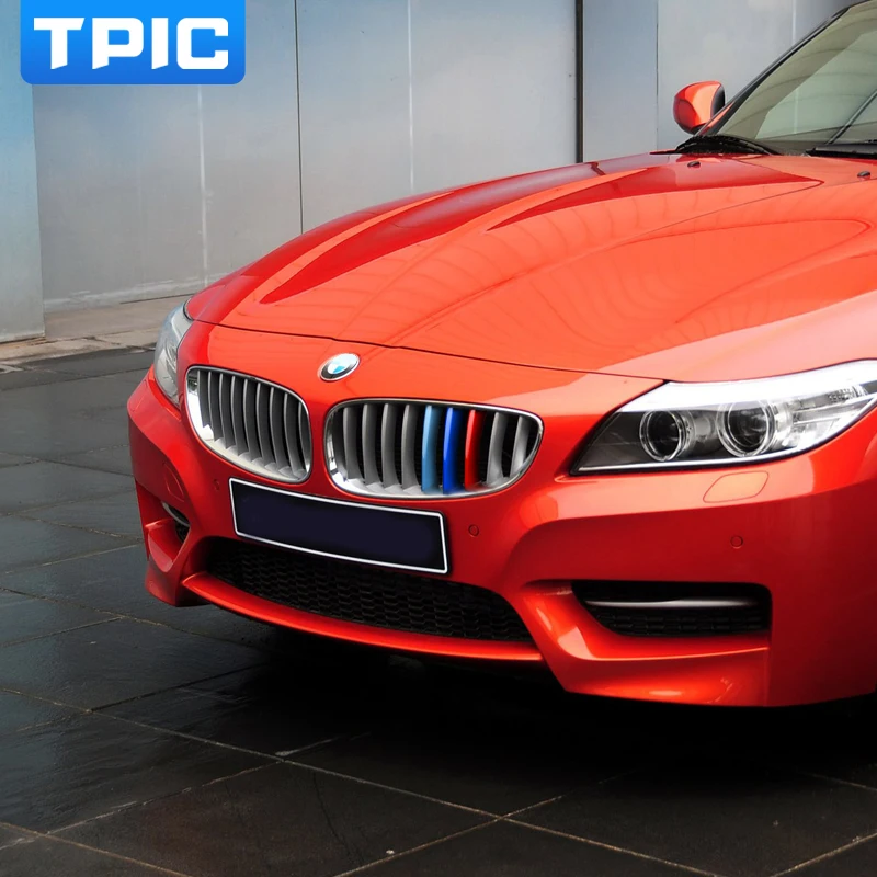 TPIC 3D Автомобильные Передние решетки отделка спортивные полосы чехол для BMW F20 F21 E87