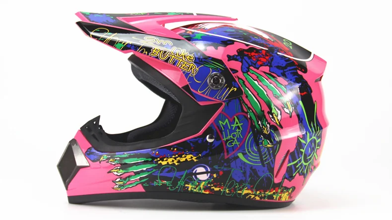 Детские мотоциклетные шлемы высокого качества для мальчиков и девочек, защитные велосипедные шлемы для мотокросса и спуска MTV DH, защитные шлемы для детей в горошек
