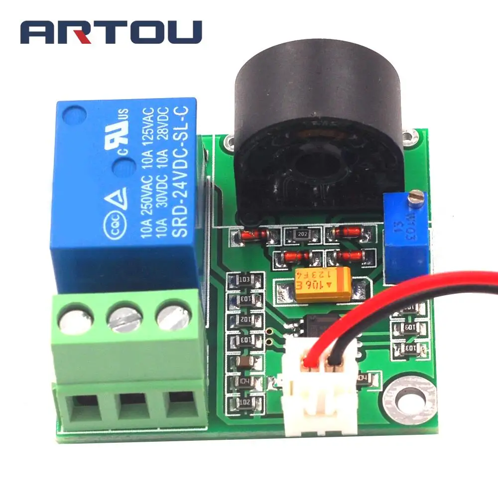 5V 12V 24V 0-5A AC Current Detection Sensor Module 5A Switch Output Sensor Module