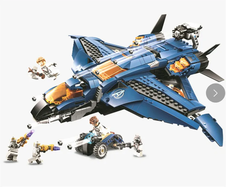 

Marvel Avengers Endgame Avengers Ultimate Quinjet Building Kit Block Toys compatible with 76126