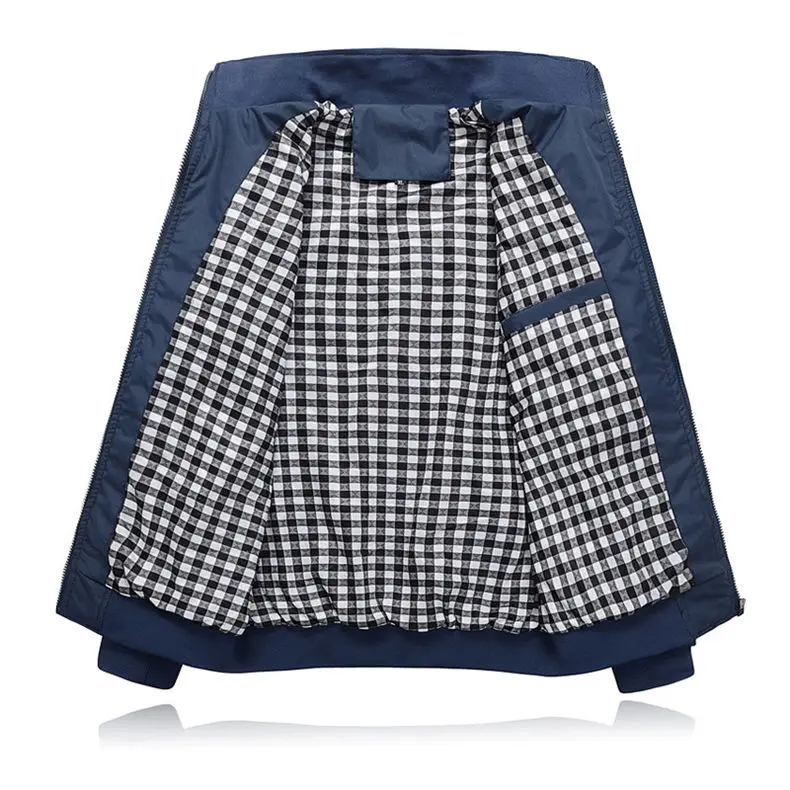 Plus Size 7XL Jacket Men Spring Summer Autumn Men jacket Coat Male Classic Oversized City Jacket Stand Collar Fashion Style 2019 05