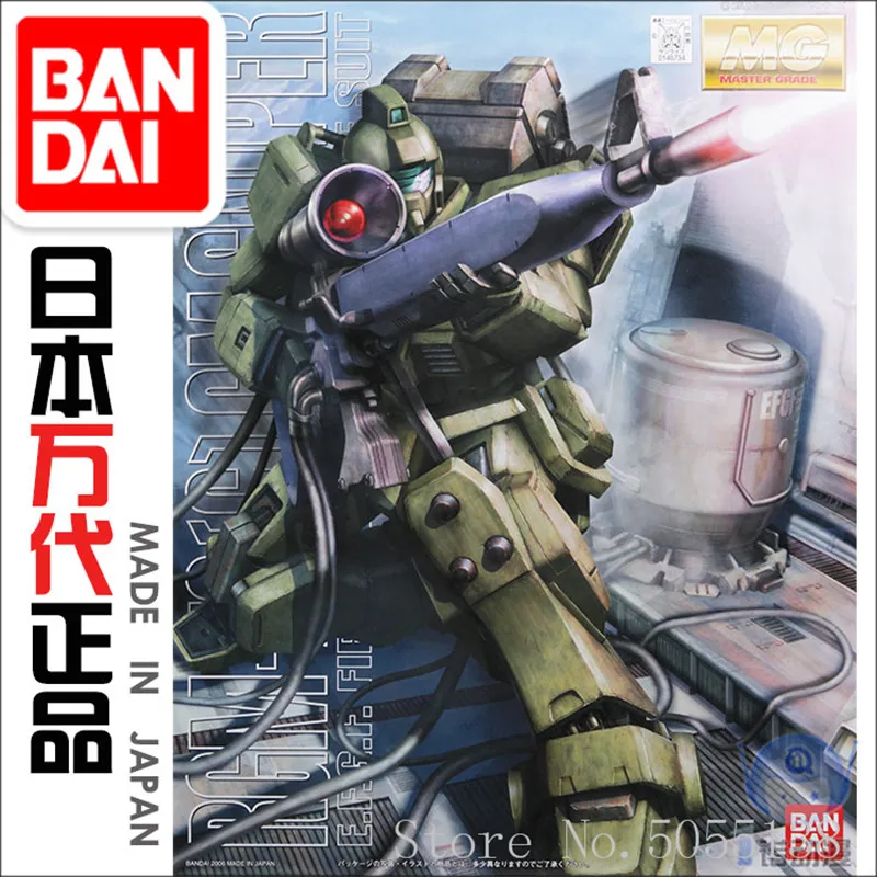 Bandai Gundam модель в наличии сборе 46734 мг 1/100 GM RGM-79[G] снайперский тип искусственная