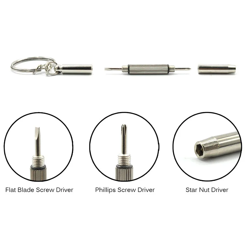 Hot Sell 1000pcs Stainless Steel Micro Glasses Sunglass Watch Spectacles Phone Tablet Screws Nuts Screwdriver Kits Repair Tool