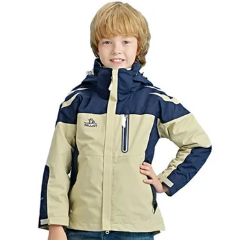 

PELLIOT children's children's clothing for boys and girls three in one wind protection and two pieces of jacket jacket