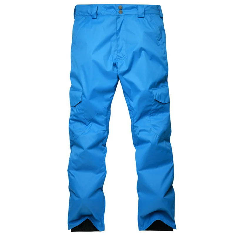 Новые мужские зимние штаны для сноуборда, для верховой езды, рыбалки, ветрозащитные, водонепроницаемые, теплые, цветные, толстые, с высокой талией, лыжные штаны