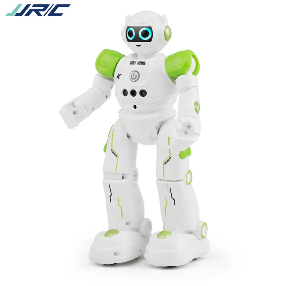 2019 JJRC R11 Cady Smart RC Robot with LED Light Sliding Mode Touch Response Gesture Sensering RC Robot for Best Gift