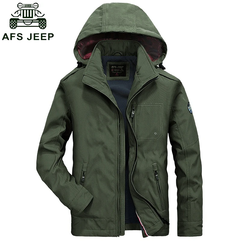  2018 New arrival AFS JEEP jacket brand-clothing cotton windbreaker army jacket chaqueta hombre s ja