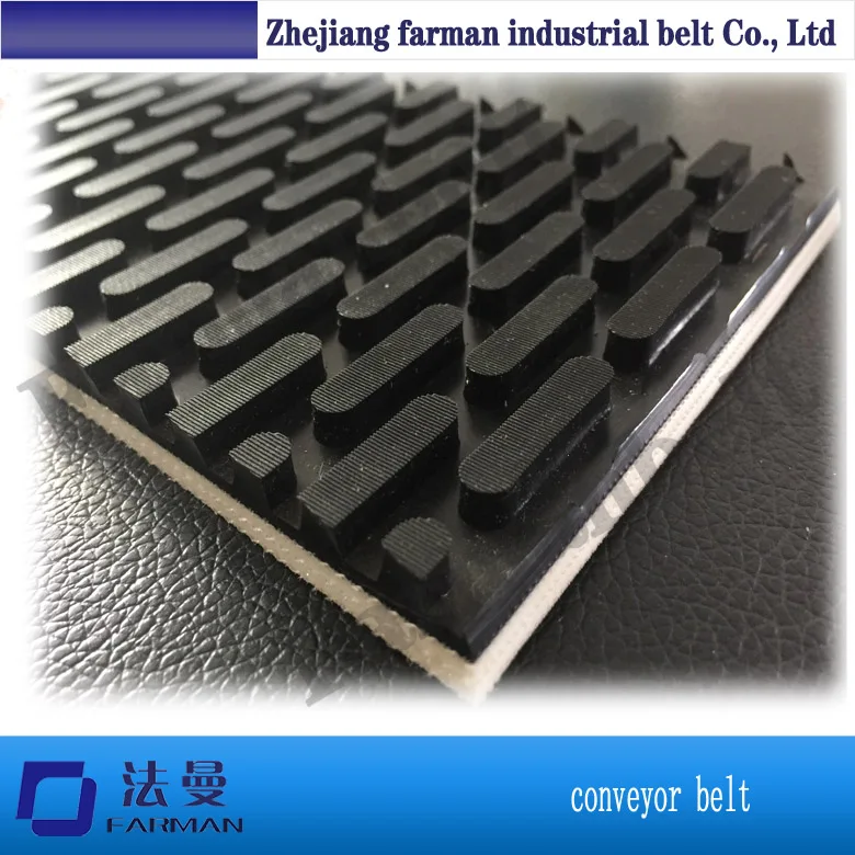 Ribbed conveyor belt PVC conveyor belt