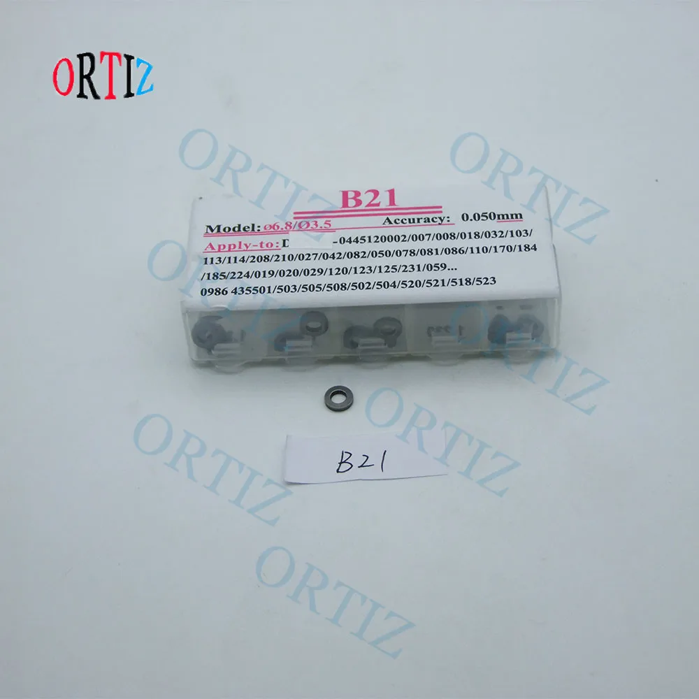 B21 fuel diesel injector nozzle washer and injector adjusting gaskets,Rex ORTIZ valve shim washer size 1.20mm--1.77mm (8)_