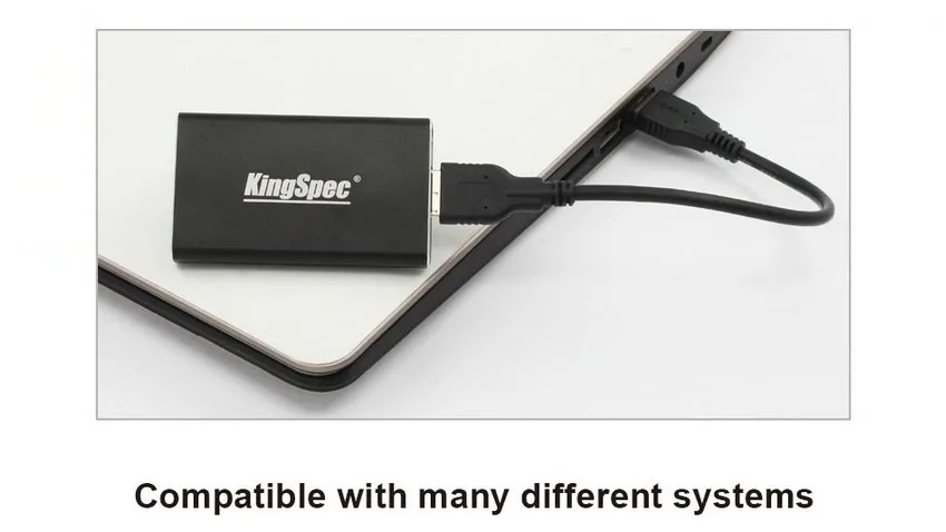 Kingspec mSATA для USB3.0 HDD чехол HDD жесткий диск Внешний HDD корпус черный корпус Поддержка UASP