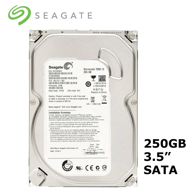 Seagate 3 5 250gb Sata 3gb S 70rpm Internal Hdd Mechanical Hard Disk 16mb Buffer For Desktop Pc Computer Disco Duro Interno Internal Hard Drives Aliexpress