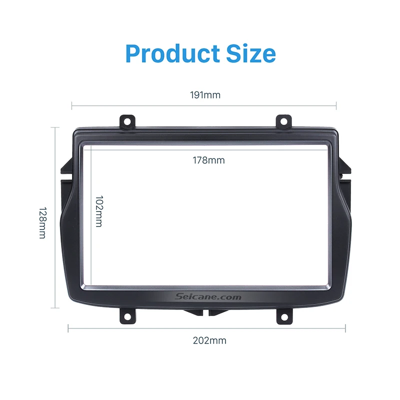 Seicane 2din Автомобильная Радио Панель комплект для Daewoo Royale русский/LADA Vesta Установка отделка ободок комплект