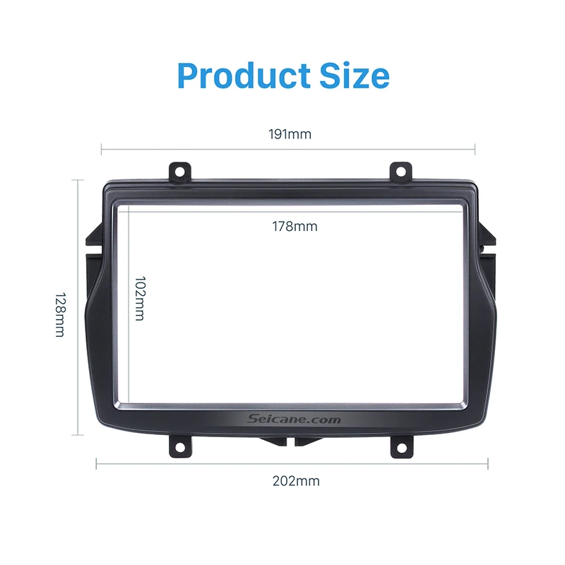 Seicane 2din font b Car b font font b Radio b font Fascia Panel kit for