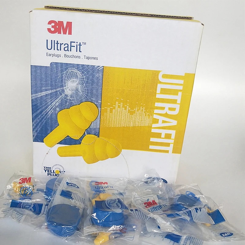 

3M Pack 50pairs/Box Earplug 340-4002 Ear Plug to Sleeping Christmas Tree Silicon EarplugBelt Straps with Box NRR25 SNR32 GM002