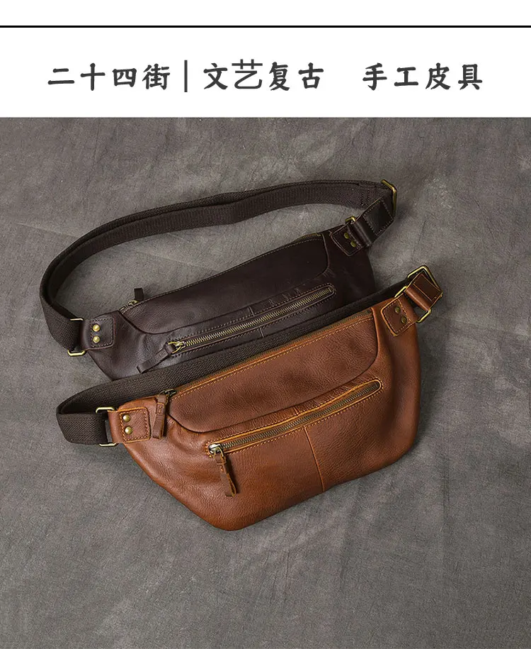Поясная сумка модная поясная сумка из натуральной кожи tas Ретро Кроссбоди для бега дорожные ремни сумка нагрудная сумка сумки на плечо женские мужские