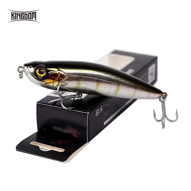 

Kingdom Sea Fishing Lures Floating and Sinking Pencil Lure 10cm Artificial Quality Professional Hard Stick Bait fishing Wobblers