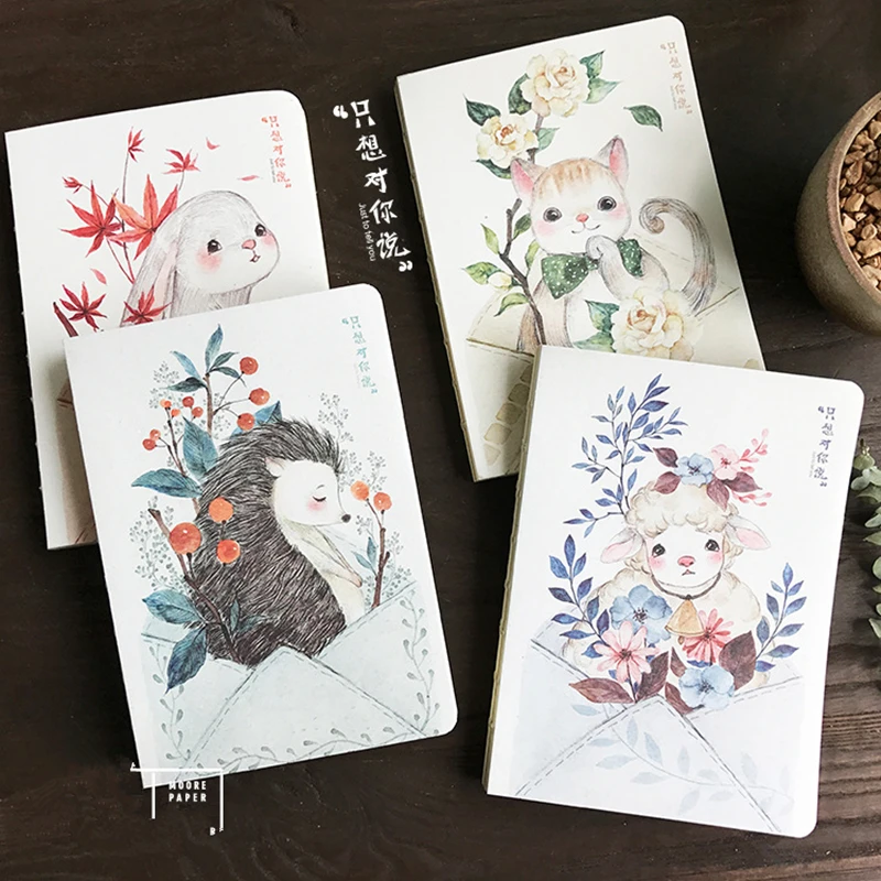 

Creative stationery A5 nude Edition notebook Just want to tell you series Hand book calendar Notepad for students school suppliy