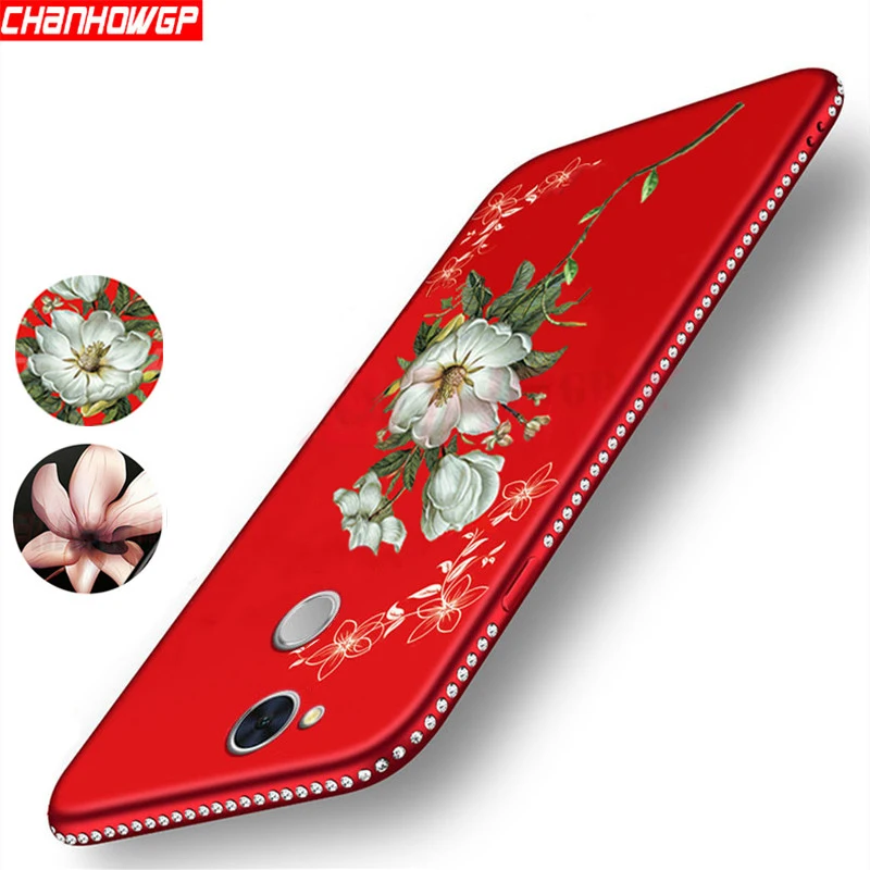 

3D Relief Floral Case for Huawei Honor 6A 6 A DLI-L22 DLI-TL20 Coque Soft Cover for Huawei Honor A6 DLI L22 TL20 Case On Honor6a