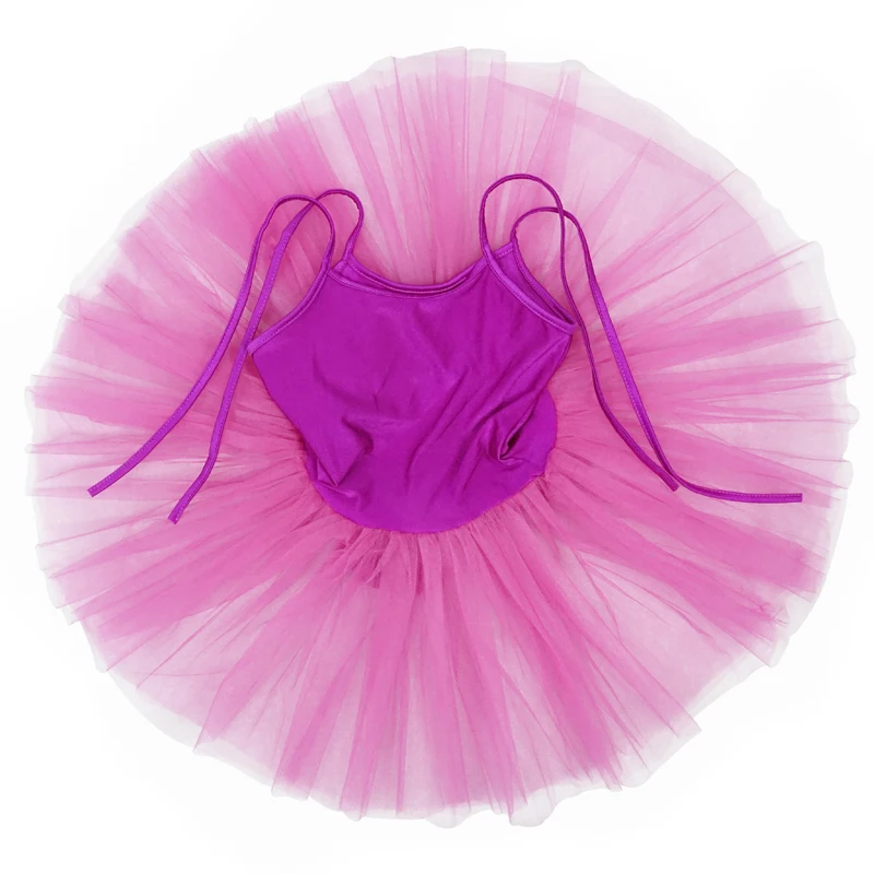 2018 Cute Ballet Tutu Dress For Children Girls Dancing Clothes Gymnastic Dress Leotards Costumes Sling Spandex Polyester128 2