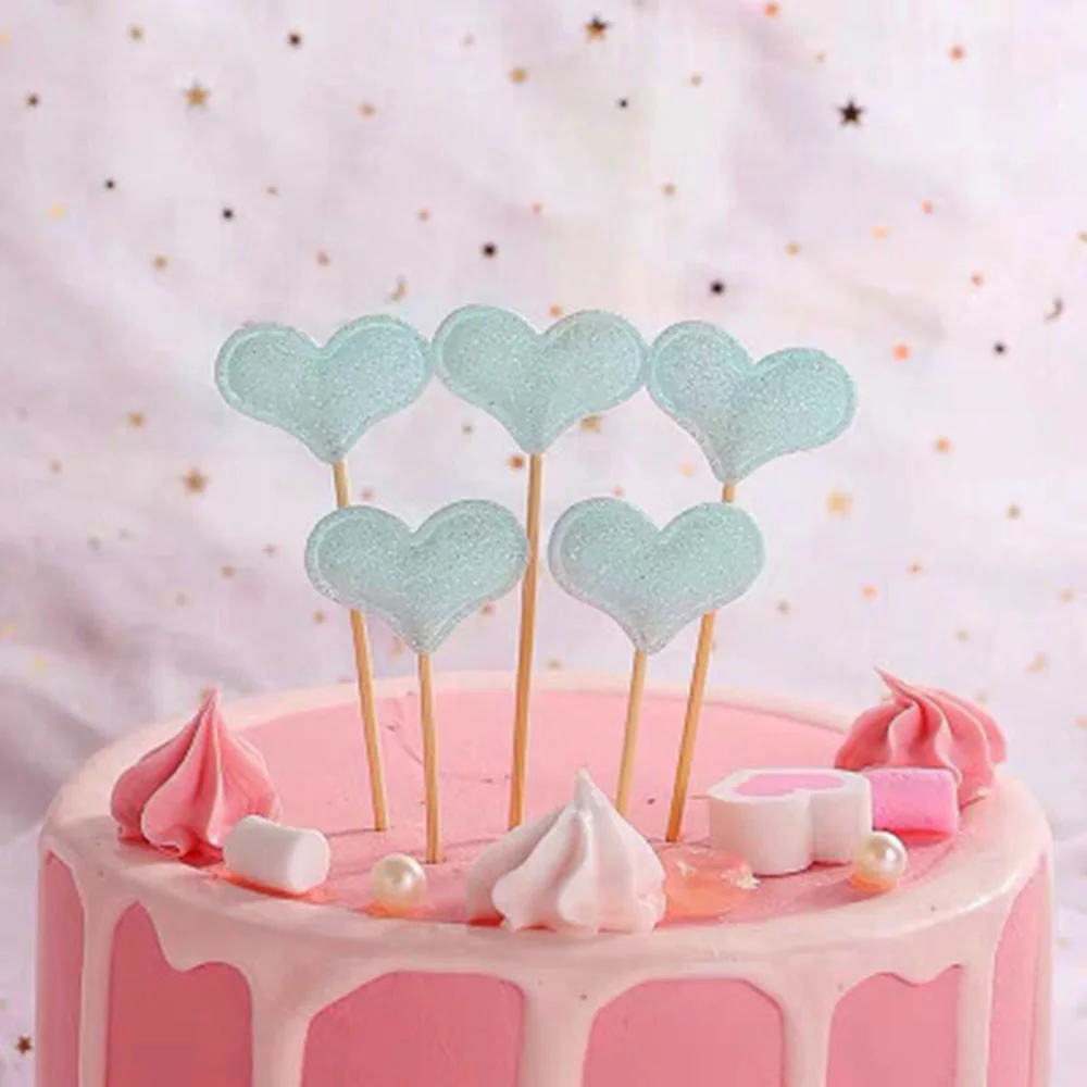 5 шт./лот, милая Корона, звезда, топпер для торта на день рождения, милый торт, флаг, детский душ для девочек, Diy украшения для торта для вечеринки, аксессуары - Цвет: 6