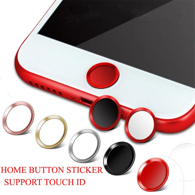 Модные Touch ID Главная Кнопка Стикеры для iphone 8 7 s 6 6S плюс 5S Поддержка идентификации
