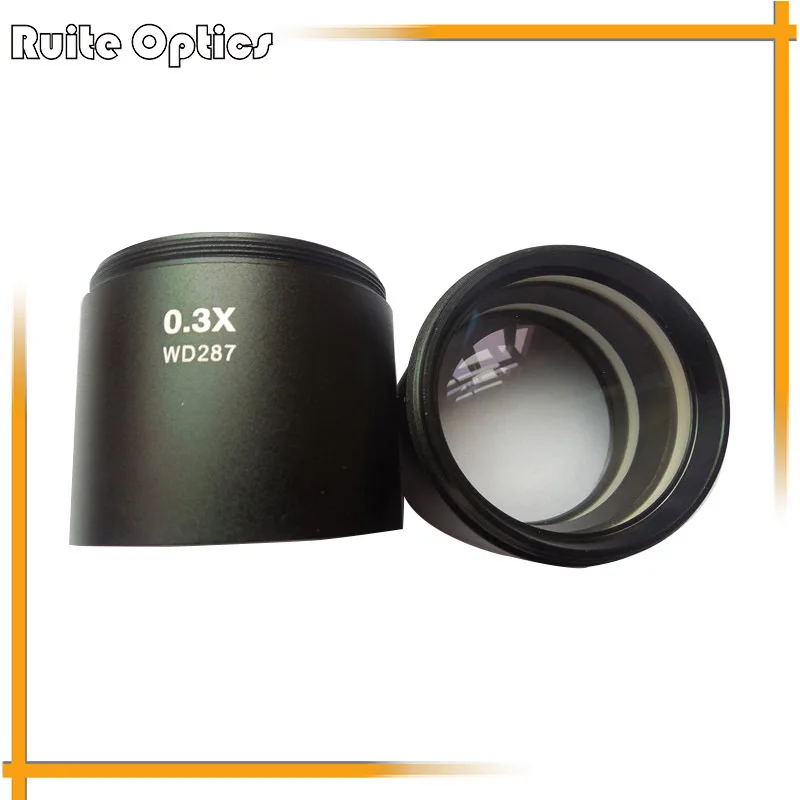 

1pc Attachable 0.3X Auxiliary Objective Lens for Stereo Microscope